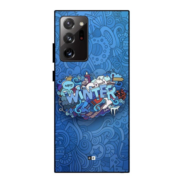 Happy Winter Metal Back Case for Galaxy Note 20 Ultra