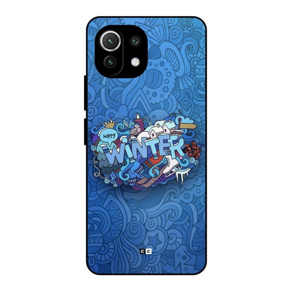Happy Winter Metal Back Case for Mi 11 Lite