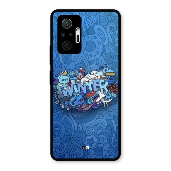 Happy Winter Metal Back Case for Redmi Note 10 Pro
