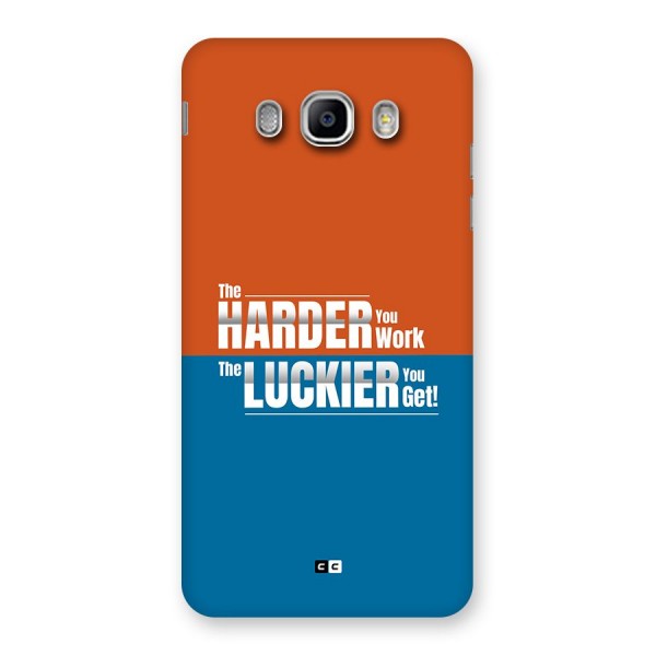 Hard Luck Back Case for Galaxy J5 2016