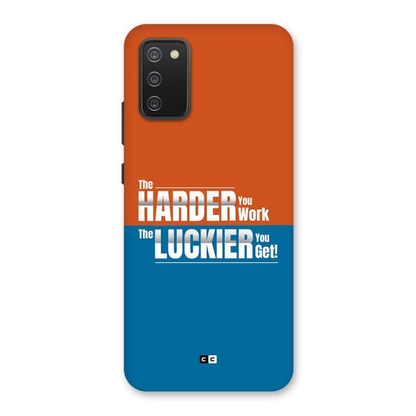 Hard Luck Back Case for Galaxy M02s