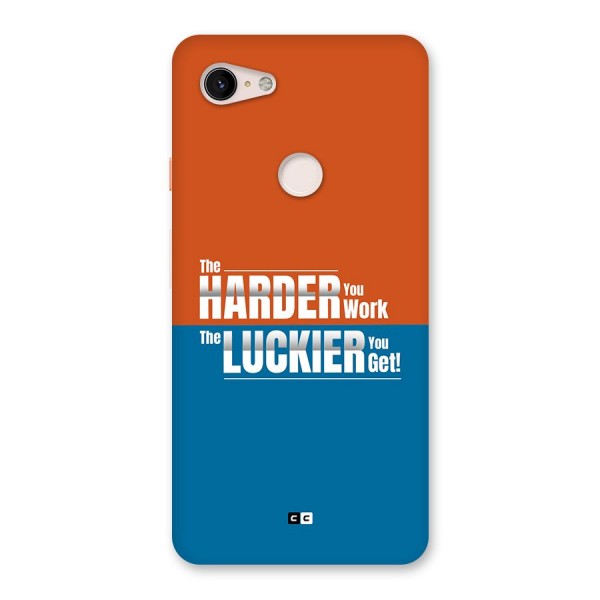 Hard Luck Back Case for Google Pixel 3 XL