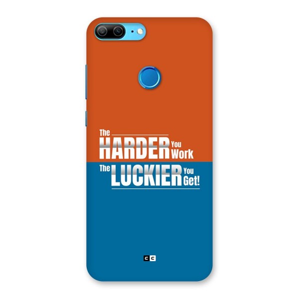 Hard Luck Back Case for Honor 9 Lite