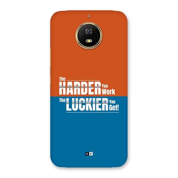 Hard Luck Back Case for Moto G5s
