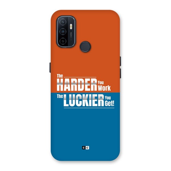 Hard Luck Back Case for Oppo A32