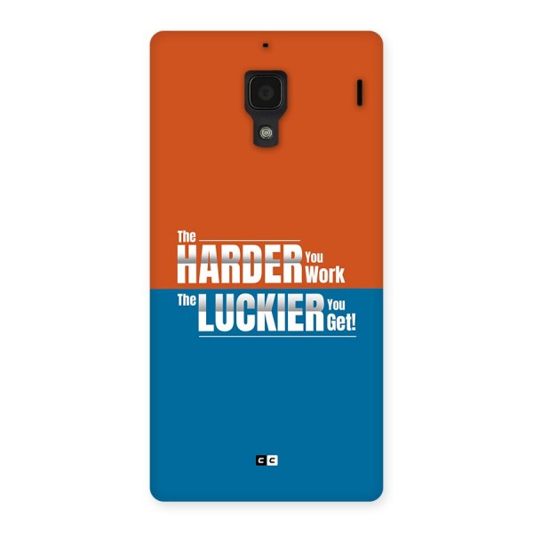 Hard Luck Back Case for Redmi 1s