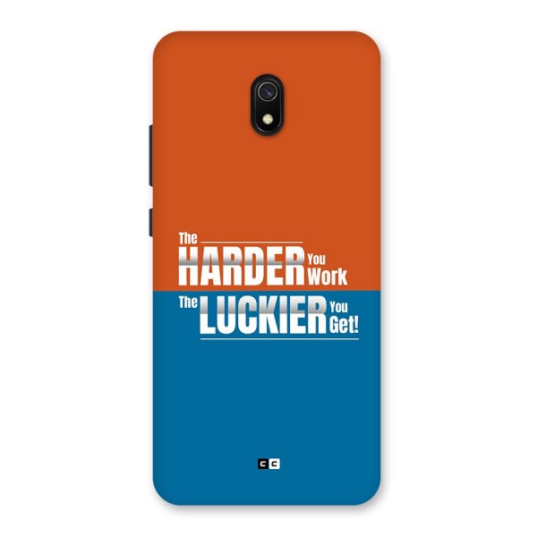 Hard Luck Back Case for Redmi 8A