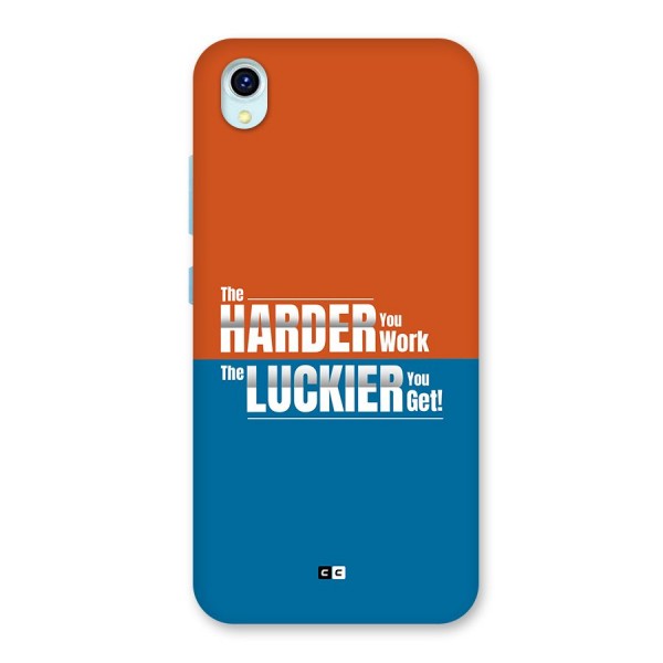 Hard Luck Back Case for Vivo Y1s