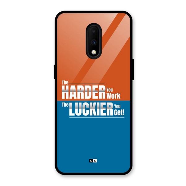 Hard Luck Glass Back Case for OnePlus 7