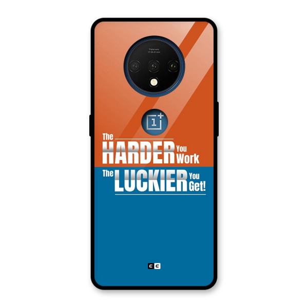 Hard Luck Glass Back Case for OnePlus 7T