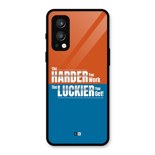 Hard Luck Glass Back Case for OnePlus Nord 2 5G