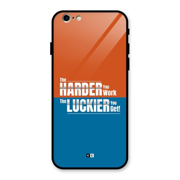 Hard Luck Glass Back Case for iPhone 6 6S