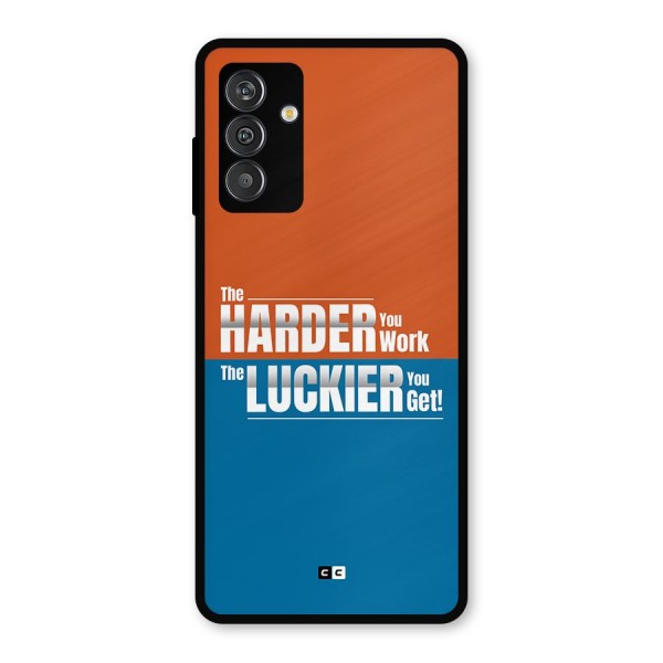 Hard Luck Metal Back Case for Galaxy M14 5G