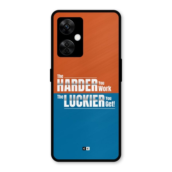 Hard Luck Metal Back Case for OnePlus Nord CE 3 Lite