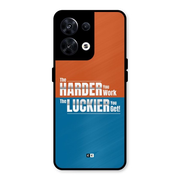 Hard Luck Metal Back Case for Oppo Reno8 5G