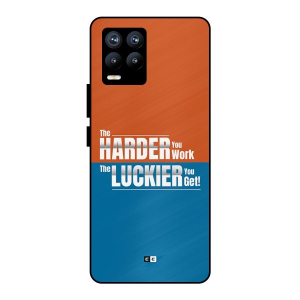 Hard Luck Metal Back Case for Realme 8 Pro