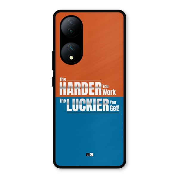 Hard Luck Metal Back Case for Vivo Y100
