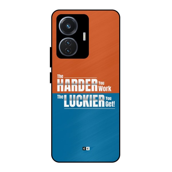 Hard Luck Metal Back Case for iQOO Z6 44W