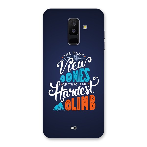Hardest Climb Back Case for Galaxy A6 Plus