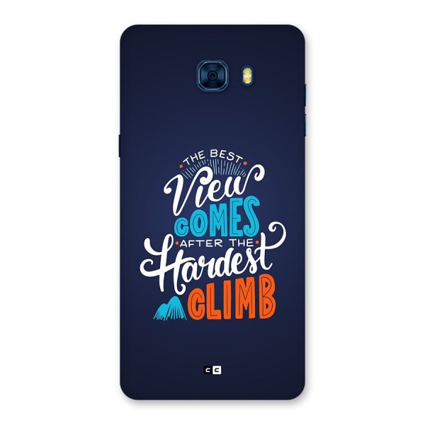 Hardest Climb Back Case for Galaxy C7 Pro