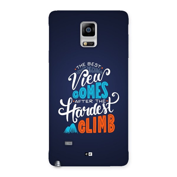Hardest Climb Back Case for Galaxy Note 4