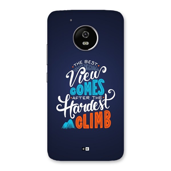 Hardest Climb Back Case for Moto G5