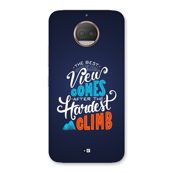 Hardest Climb Back Case for Moto G5s Plus