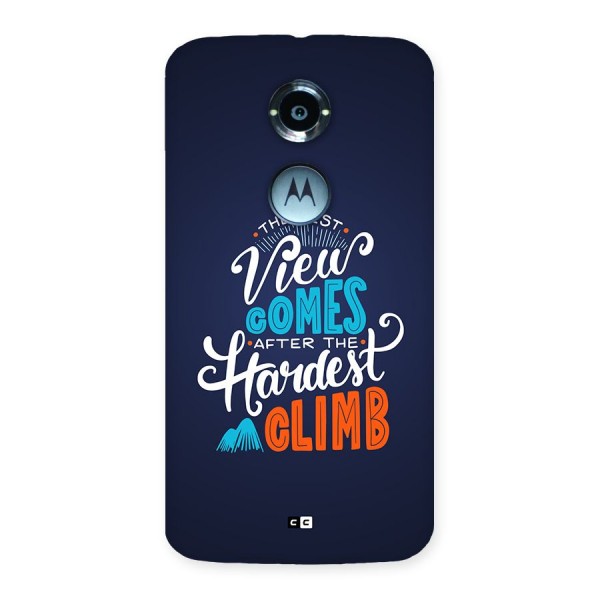 Hardest Climb Back Case for Moto X2