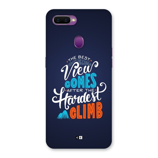 Hardest Climb Back Case for Oppo F9