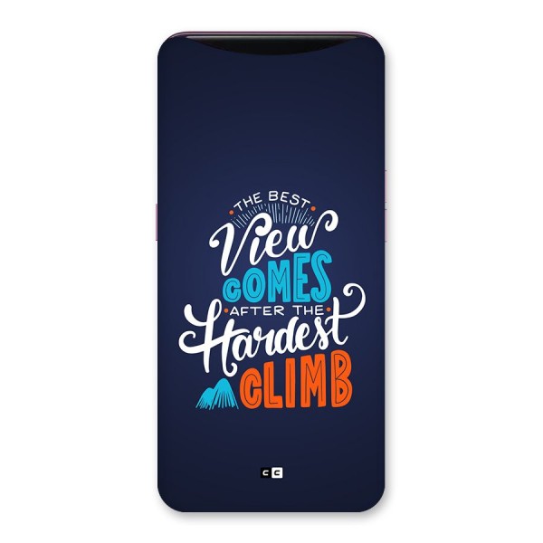 Hardest Climb Back Case for Oppo Find X