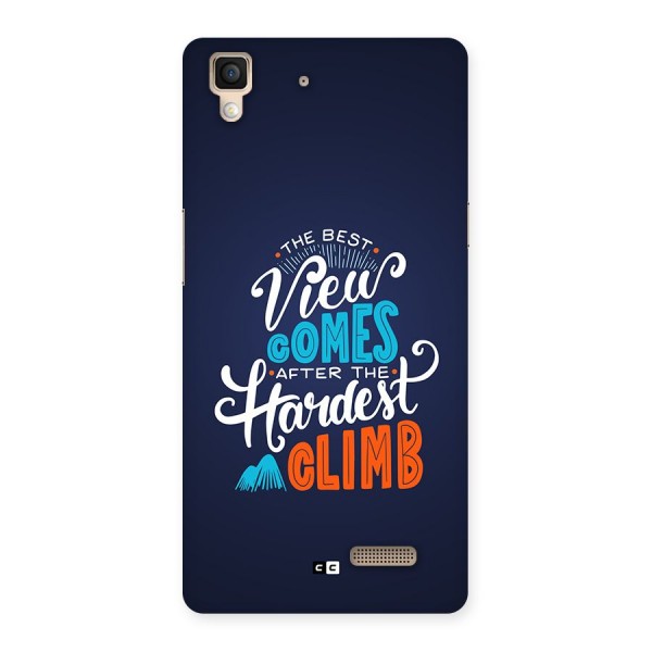 Hardest Climb Back Case for Oppo R7