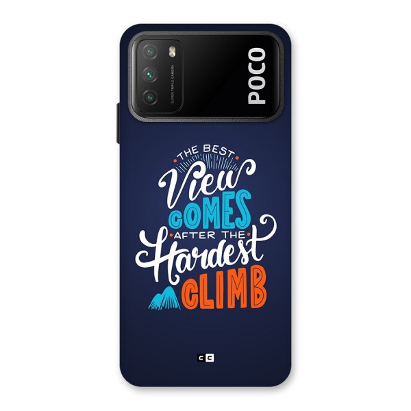 Hardest Climb Back Case for Poco M3