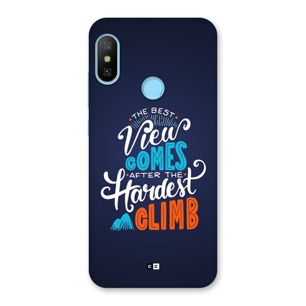 Hardest Climb Back Case for Redmi 6 Pro
