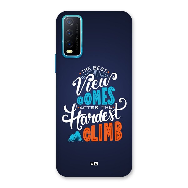 Hardest Climb Back Case for Vivo Y12s