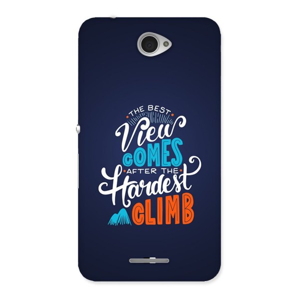 Hardest Climb Back Case for Xperia E4