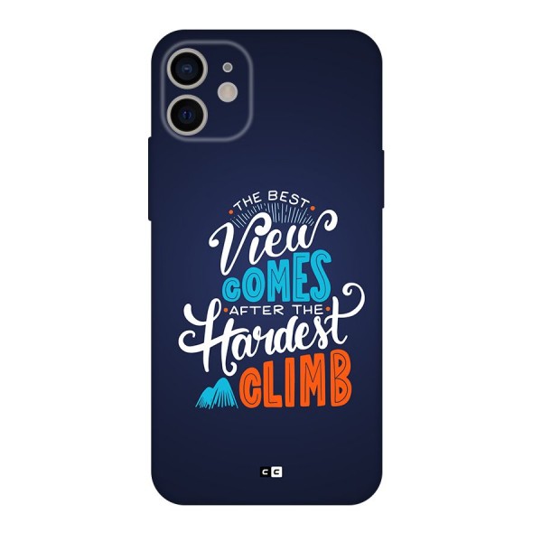 Hardest Climb Back Case for iPhone 11