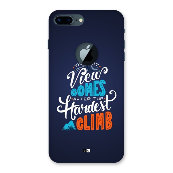 Hardest Climb Back Case for iPhone 7 Plus Logo Cut