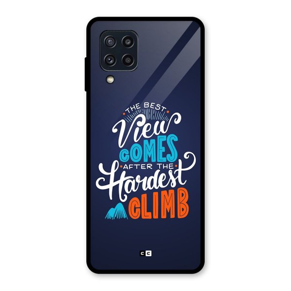 Hardest Climb Glass Back Case for Galaxy M32