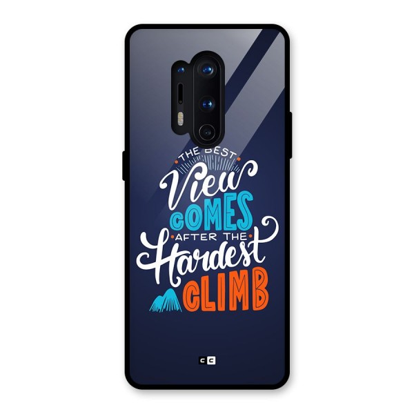 Hardest Climb Glass Back Case for OnePlus 8 Pro