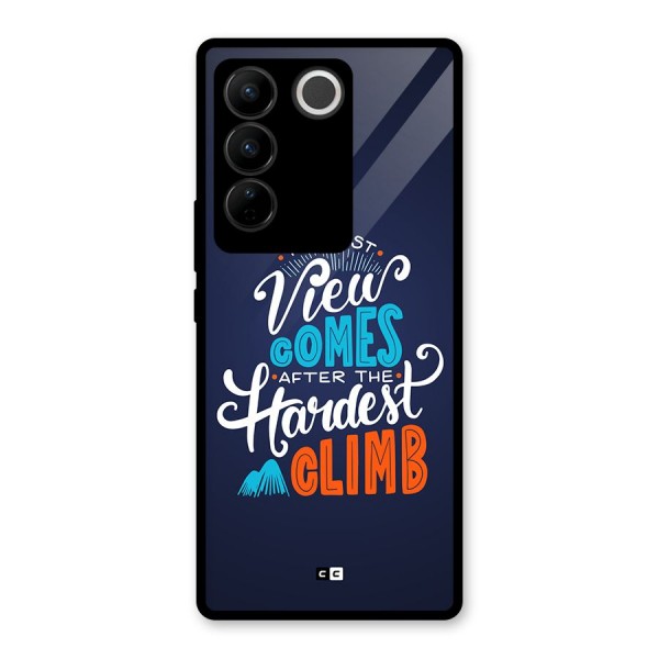 Hardest Climb Glass Back Case for Vivo V27