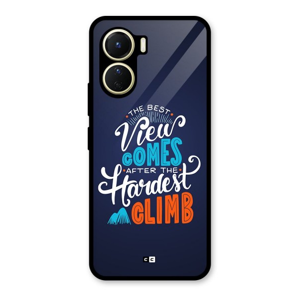 Hardest Climb Glass Back Case for Vivo Y16