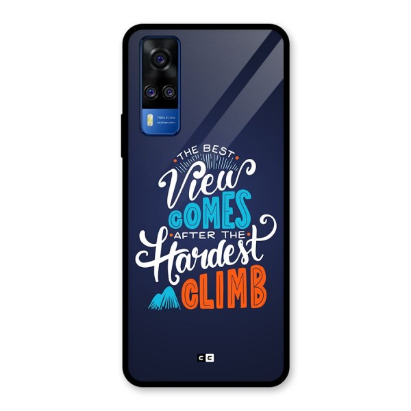 Hardest Climb Glass Back Case for Vivo Y51