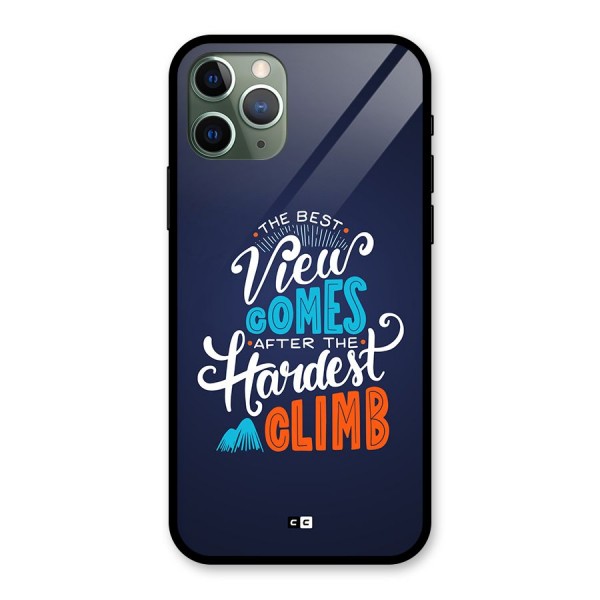 Hardest Climb Glass Back Case for iPhone 11 Pro