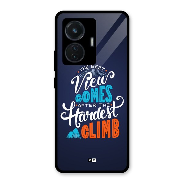 Hardest Climb Glass Back Case for iQOO Z6 44W