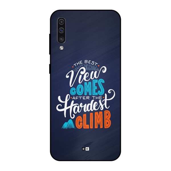 Hardest Climb Metal Back Case for Galaxy A30s