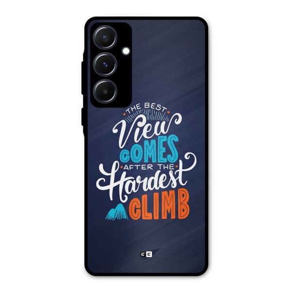 Hardest Climb Metal Back Case for Galaxy A55