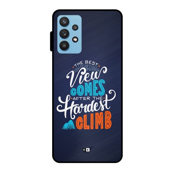 Hardest Climb Metal Back Case for Galaxy M32 5G