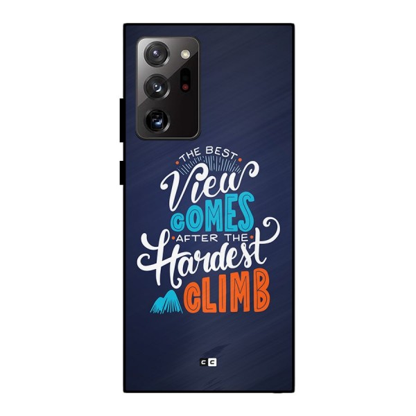 Hardest Climb Metal Back Case for Galaxy Note 20 Ultra