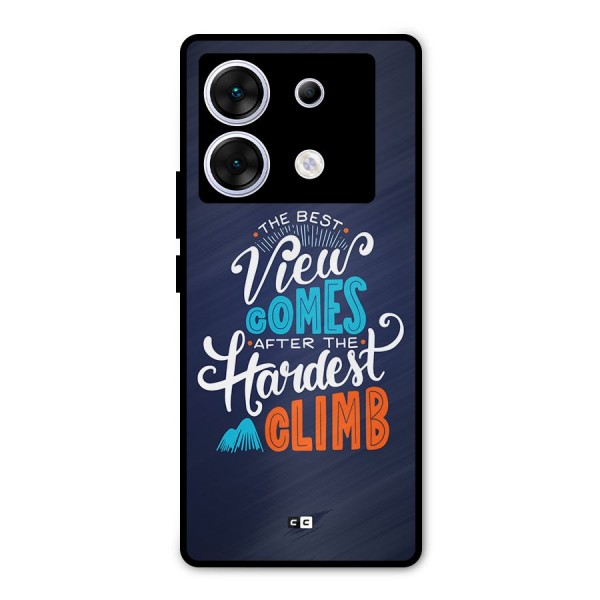 Hardest Climb Metal Back Case for Infinix Zero 30 5G