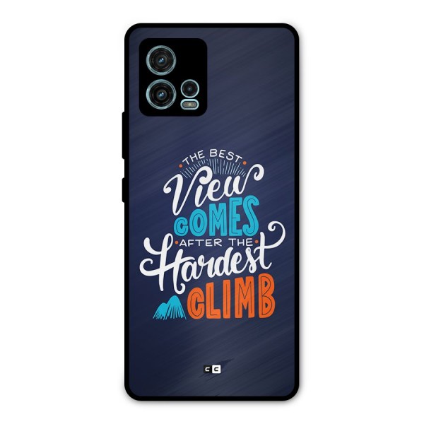 Hardest Climb Metal Back Case for Moto G72